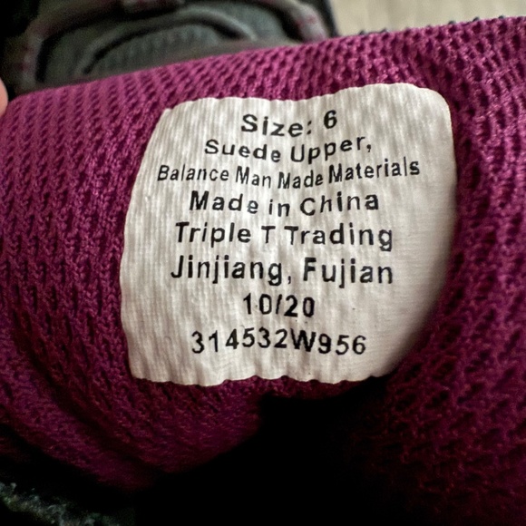 Northside Women’s Black & Purple Pioneer Waterproof Hiking Boot Size 6 - Picture 13 of 13